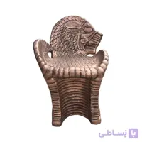 صندلی تندیس و پیکره شهریار مدل ریتون شیر بال دار کد FG1060