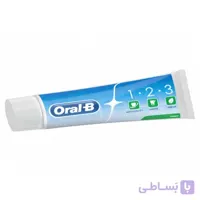 خمیر دندان اورال-بی مدل 1.2.3 حجم 100 میلی لیتر ا Oral-B toothpaste, 1.2.3 model , volume 100 ml کد 293851