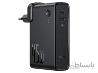 پاور بانک و شارژر دیواری سریع بیسوس Baseus PPNLD45CE GaN Quick Powerbank Charger