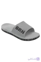 Brn Home دمپایی زیره خاکستری یونیسکس بدون لغزش