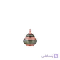 قندان بزرگ مس و خاتم برند آقاجانی