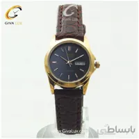 ساعت مچی زنانه بند چرمی کاسیو