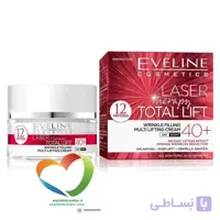 کرم شب وروزضدچروک اولاین توتال Eveline Laser Therapy 40 حجم 50 میلی لیتر