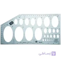 شابلون بيضي کيدوز ا Kidoz Oval Stencil