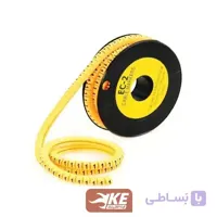 رول 1000تایی شماره سیم گرد(0تا9) کد EC2 برند DeDe