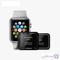 گلس تمام چسب با پوشش منحنی اپل واچ Full Glass Apple Watch 42mm