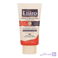 کرم ضد آفتاب کرم پودری الارو SPF25 انواع پوست حجم 40 میلی لیتر