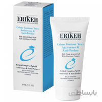کرم دور چشم ضد پف و تیرگی اریکه | ۳۰ میلی لیتر |ضدپف و تیرگی دور چشم ا Erikeh Anti Dark & Anti Puff Eye Contour Cream - 30 ml