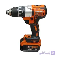 دریل شارژی 88 ولت(21 ولت واقعی) وریکس تاپ(کپی ورکس) ا Worix Top cordless drill 21 volts