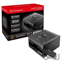 Thermaltake Smart BX1 650W Bronze SLI / Crossfire Power Continuous Power ATX12V V2.3 / EPS V2.92 80 Plus Bronze Certified 5 سال گارانتی 5 سال ضمانت تغذیه غیر مدولار PS-SPD-0650NNFABU-1