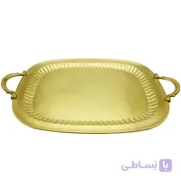 سینی صدفی برنجی ایران کادو مدل 312b ا Irankado B312 Brass Tray