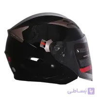کلاه کاسکت بدون فک ردلاین مدل 916 رنگ مشکی