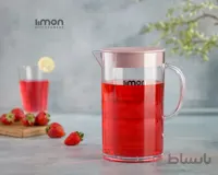 پارچ گرد بلند لیمون یاسی