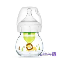 شیشه شیر پیرکس طرحدار 60 میلی لیتری پهن دکتر براونز