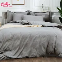 سرویس لحاف روتختی ساده هتلی طوسی