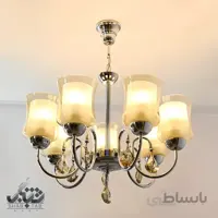 لوستر آویز هفت شعله کروم کد 811
