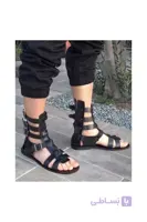 کفش صندل مردانه چرم طبیعی اصل برند Bostini رنگ مشکی کد ty274079658