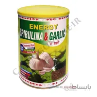 خوراک ماهی اسپیرولینا اند گارلیک(انرژی)