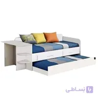 تخت خواب تکنفره لمکده مدل میزبان میهمان سایز 90×200