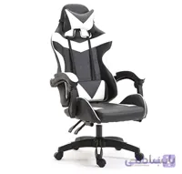 صندلی گیمینگ مشکی و سفید AnMoreH