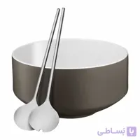 کاسه دبلیو ام اف مدل WMF Salad set 3pcs Lava grey MOTO