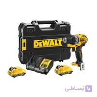 دریل پیچ گوشتی شارژی 12ولت دیوالت موتور براشلس مدل DCD701D2-GB12VXR