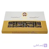 گز کرمانی 28 درصد مخلوط لقمه (پسته و بادام) – 250 گرم