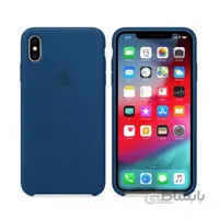 قاب سیلیکونی گوشی اپل ایفون apple iphone xs سورمه ای