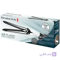 اتو مو مدل S2412 رمینگتون | صاف کننده و حالت دهنده مو | مجهز به صفحات سرامیک تیتانیوم ا Remington Air Plates Compact Straightener S2412