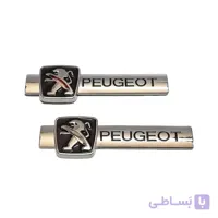 استیکر نوشته پژو با آرم شیر | زیمر