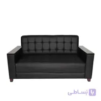 مبل دو نفره دسته چوبی مدل ایوا