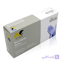 دستکش نیتریل اتمد AT MED سایز مدیوم M