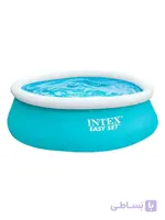 استخر بادی خانوادگی مستطیل اینتکس مدل 58484 ا Swim Center Family Inflatable Pool model 58484