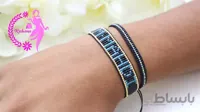 دستبند منجوق بافت کد 497038
