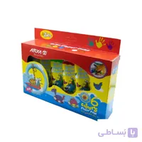 رنگ انگشتی 6 رنگ آریا