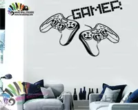استیکر دیواری گیم نت و کلوپ و بازی دسته بازی ویدئویی Gaming Video Game Controller Wallstickers کد h795