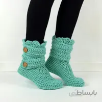 نیم بوت بافتنی مدل sidraکد3KI-JI