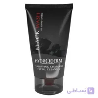 ژل شستشوی صورت حاوی زغال 150میل هیدرودرم ا Hydroderm Clarifying Charcoal Facial Cleanser Gel 150ml