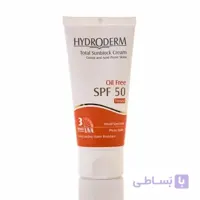 کرم ضد آفتاب رنگی فاقد چربی SPF50 هیدرودرم (۵۰ میلی لیتر)