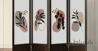 پاراوان چاپی انتزاعی کد 1029