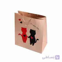 ساک کادویی طرح گربه مدل STV135