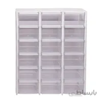 جعبه قطعات 18 کشو 10x11 جهان استیل مدل PS