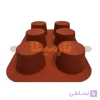 قالب سیلیکونی ۶ عددی مافین