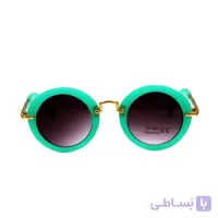 عینک آفتابی دخترانه بچه گانه فریم گرد سبز
