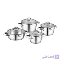 سرویس قابلمه استیل 8 پارچه کرکماز Korkmaz مدل Vertex کد A1973