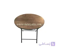 میز ناهارخوری تاشو 80 سانتی گرد