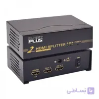 اسپلیتر 2 پورت HDMI کی نت پلاس مدل knet plus HDMI 1.4 3D Splitter 1×2 with Adaptor KPS642