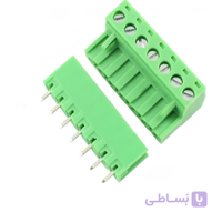 ترمینال فونیکس 7 پین صاف بافاصله پایه 5.08