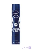 اسپری بدن مردانه نیوآ مدل NIVEA PROTECT & CARE حجم 200 میل