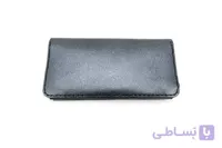 کیف پول و مدارک چرم طبیعی رنگ خاکستری